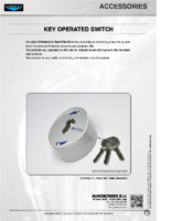 DATA SHEET KEY OPERATED SWITCH