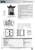 DATA SHEET PROJECTOR LIFT SI-H XL 300 2025
