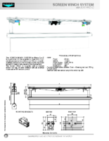 DATA SHEET SCREEN WINCH FOR MAJOR PRO-C