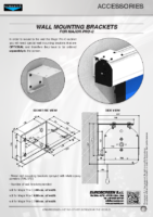 DATA SHEET WALL BRACKETS MAJOR PRO-C 2022