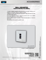 DATA SHEET WALL MOUNTED REMOTE CONTROL PAD