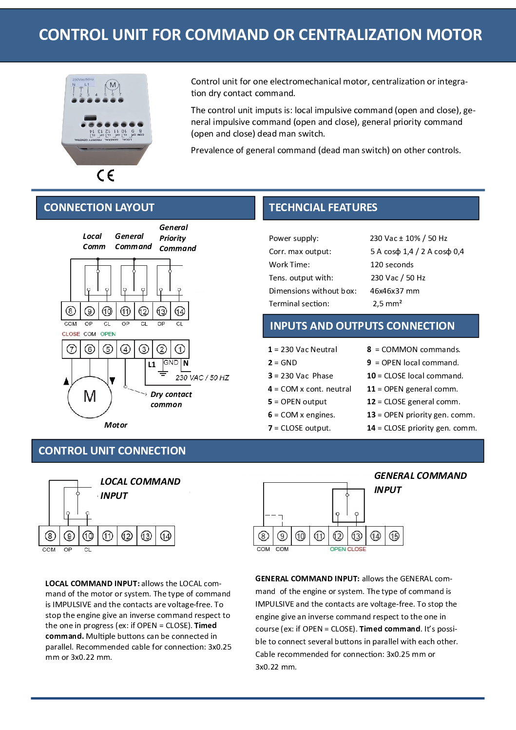 INSTALLATION MANUAL LOW VOLTAGE CONTACT INTERFACE ENG JUL-2026