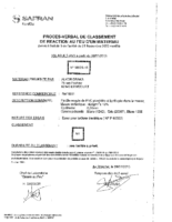 CERTIFICAZIONE IGNIFUGICITA’ M1 RRP – FTR