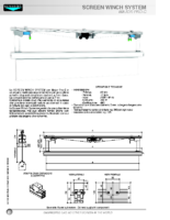 SCHEDA TECNICA SCREEN WINCH SYSTEM PER MAJOR PRO-C