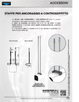 SCHEDA TECNICA STAFFE PER ANCORAGGIO A CONTROSOFFITTO