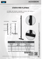 SCHEDA TECNICA STATIVI PER FLATMAX